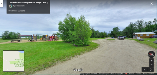 Centenial Park Campground on Joseph Lake