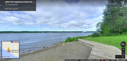 Jubilee Park Campground on Wizard Lake Day Use Area